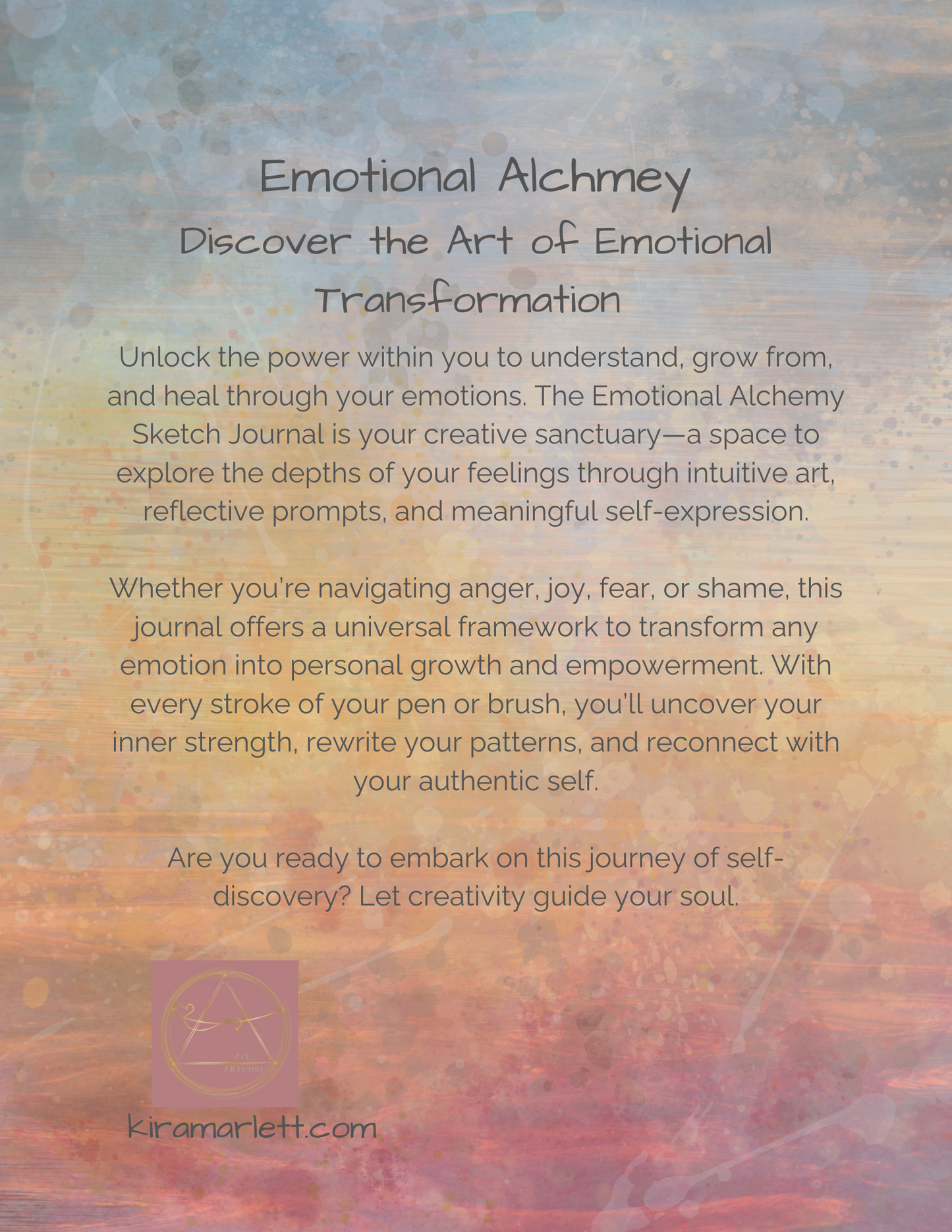 Emotional Alchemy Sketch Journal-Digital PDF