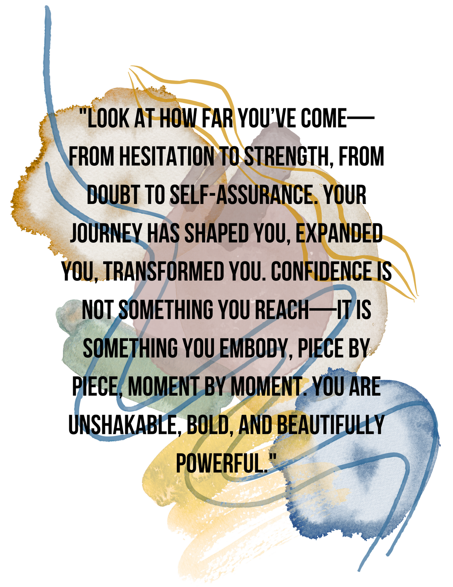 Unshakable Confidence Sketch Journal- Digital PDF