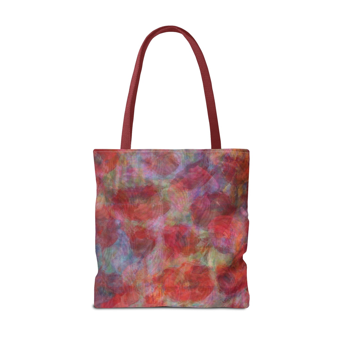 Floral Tote Bag - Dynamic Poppies Tapestry Design