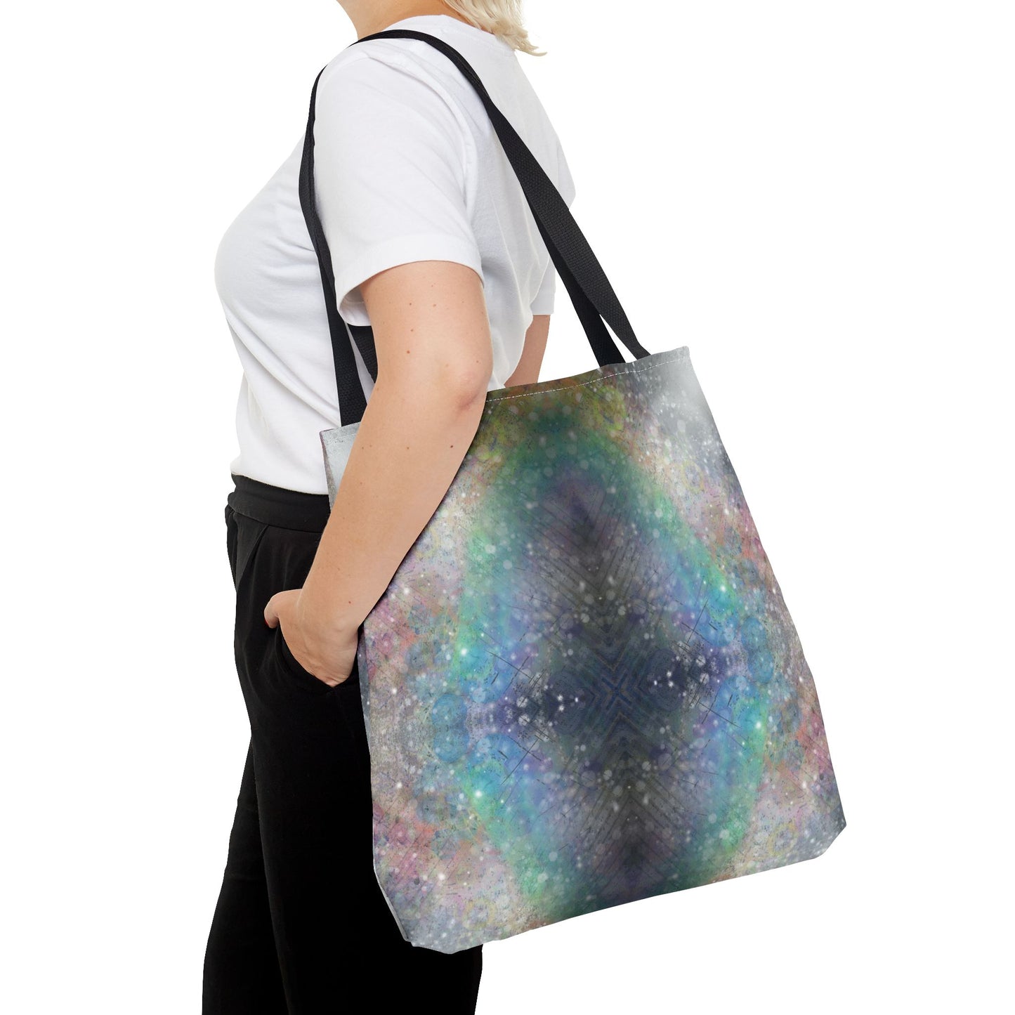 Prismatic Rainbow Tote Bag