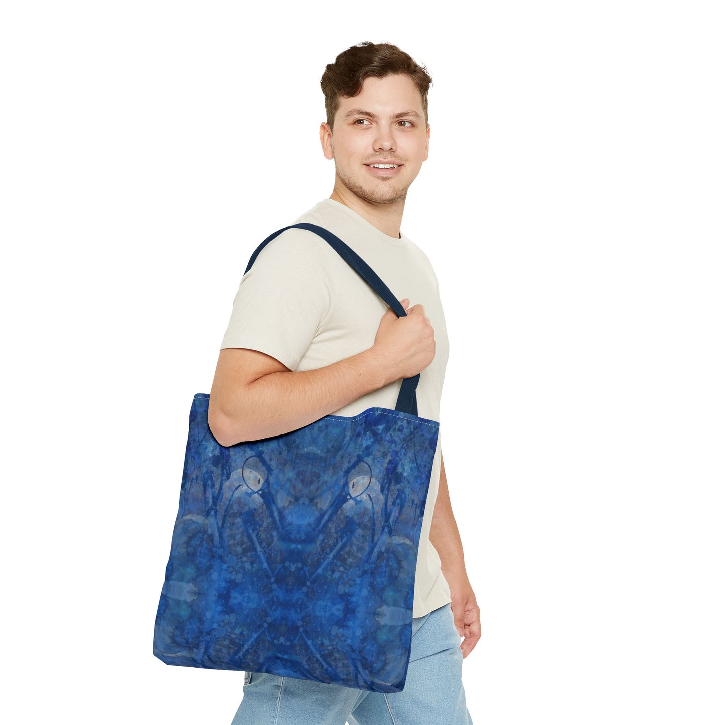 Tote Bag Nocturnal Moon Forest Design