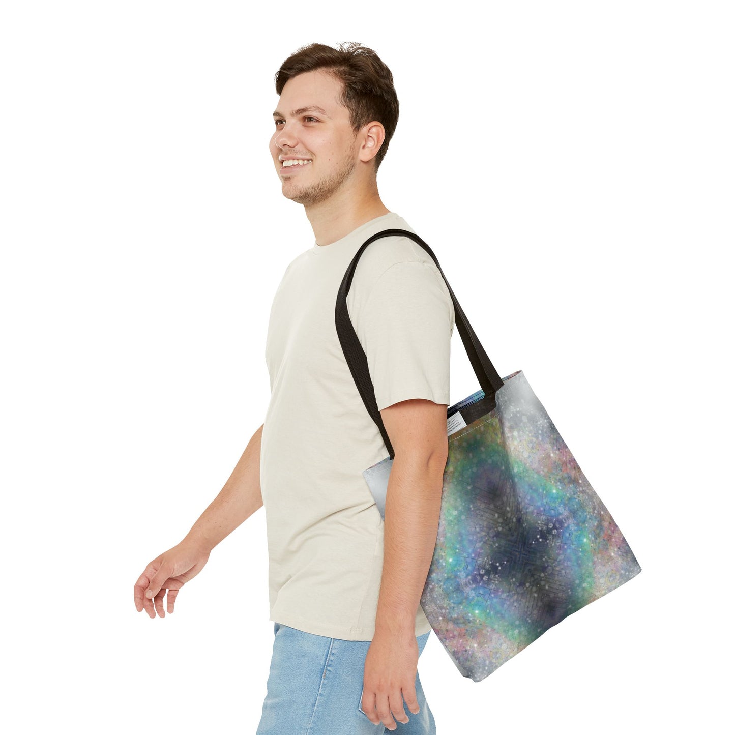 Prismatic Rainbow Tote Bag