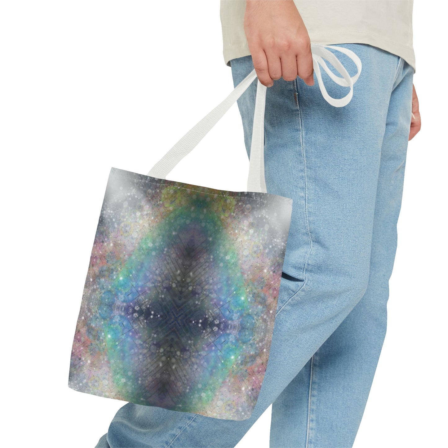 Prismatic Rainbow Tote Bag