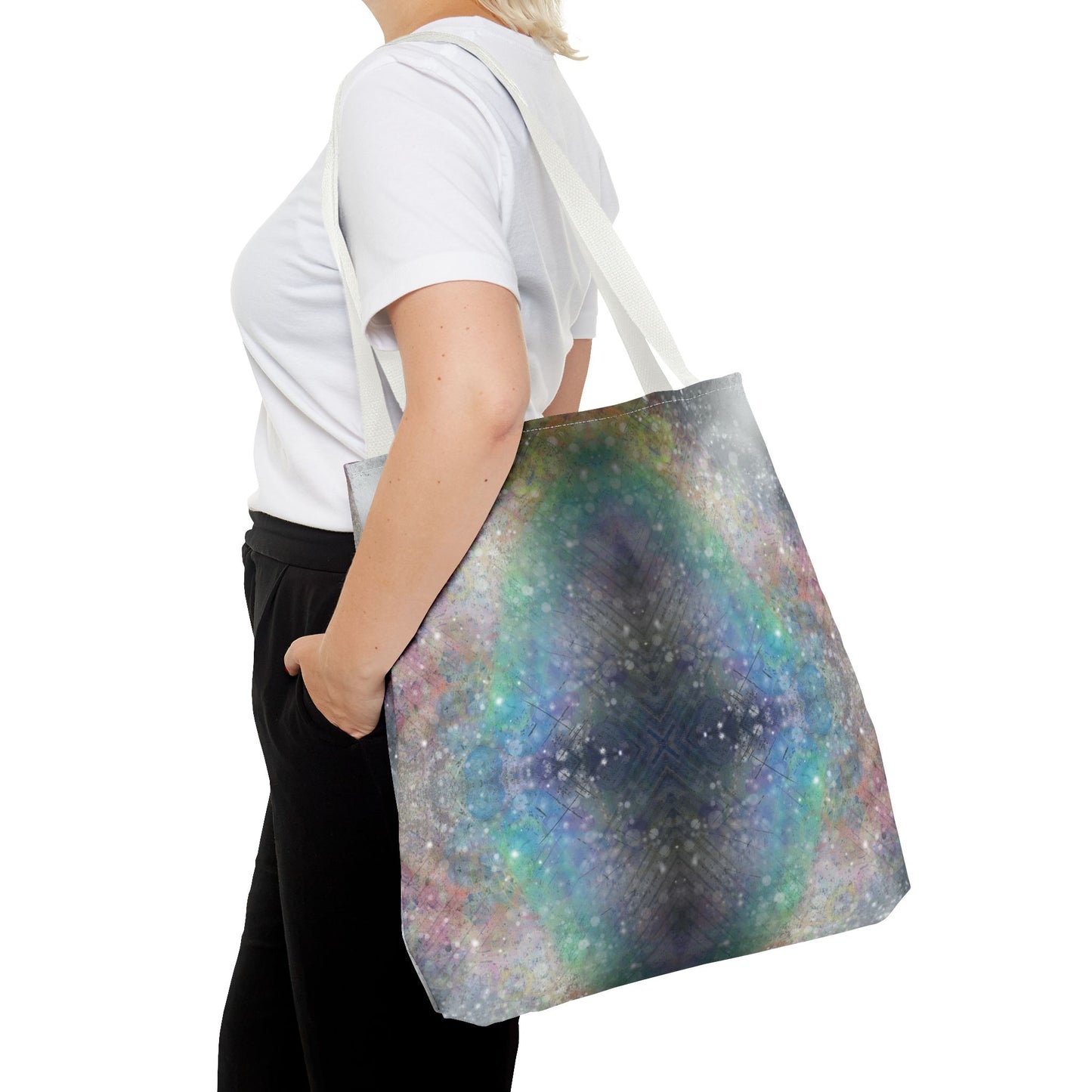 Prismatic Rainbow Tote Bag