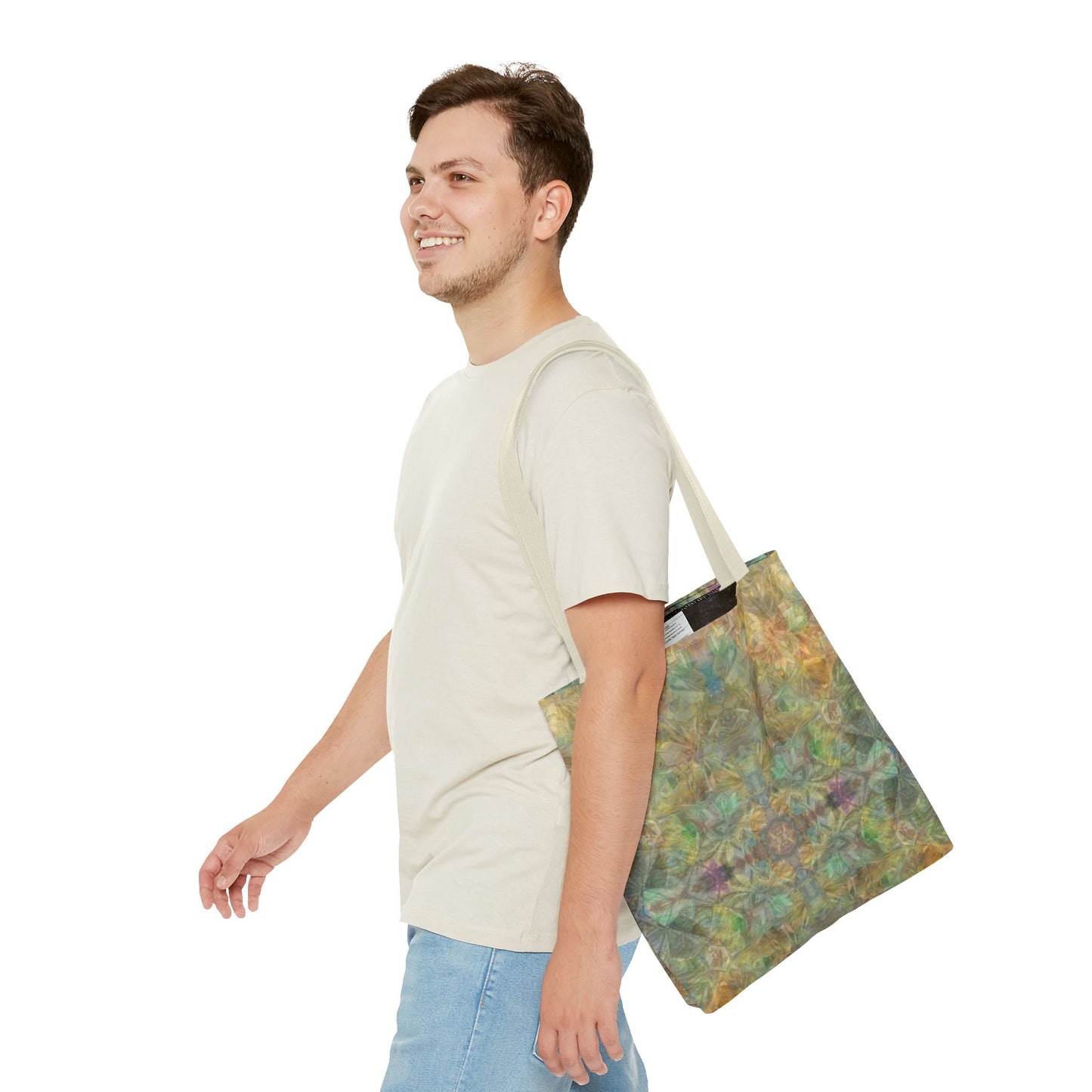 Fractal Tote Bag - Intricate Geometric Design for Unity and Complexity