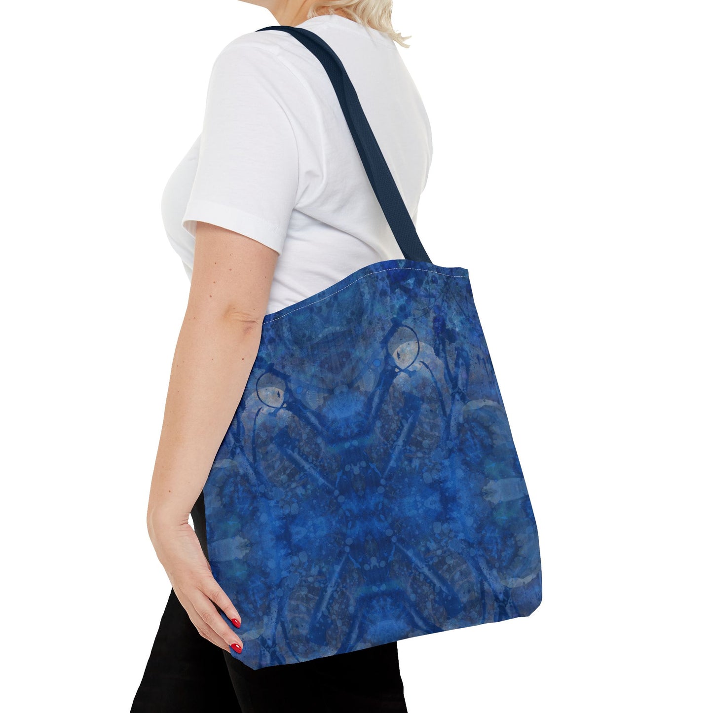 Tote Bag Nocturnal Moon Forest Design