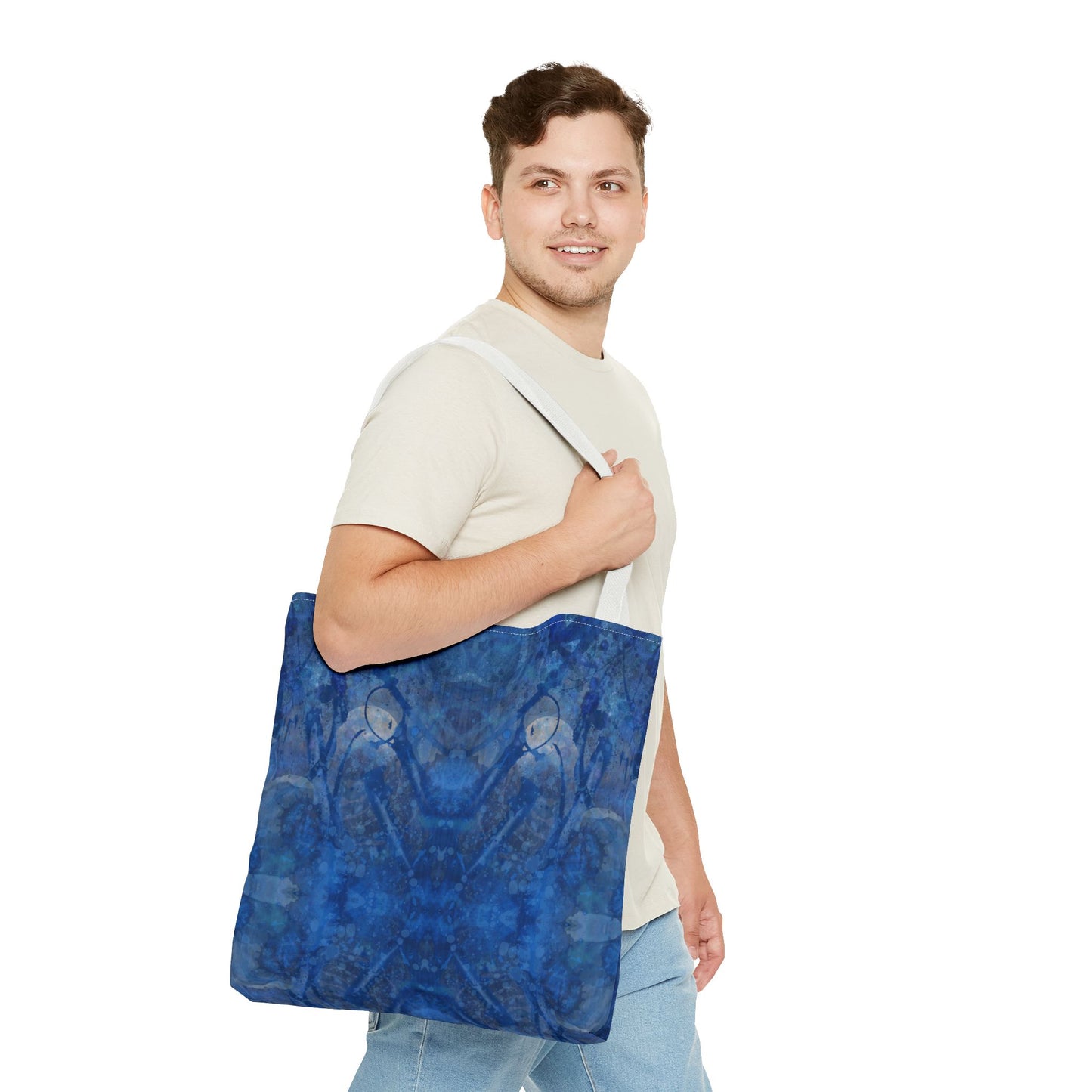 Tote Bag Nocturnal Moon Forest Design