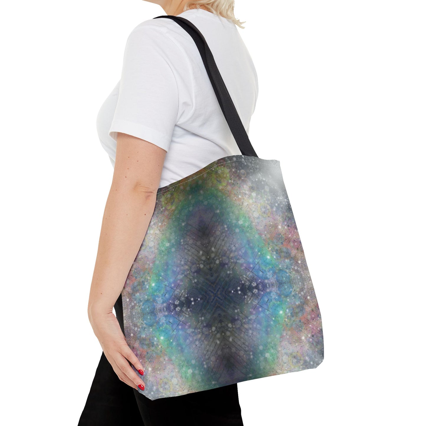 Prismatic Rainbow Tote Bag