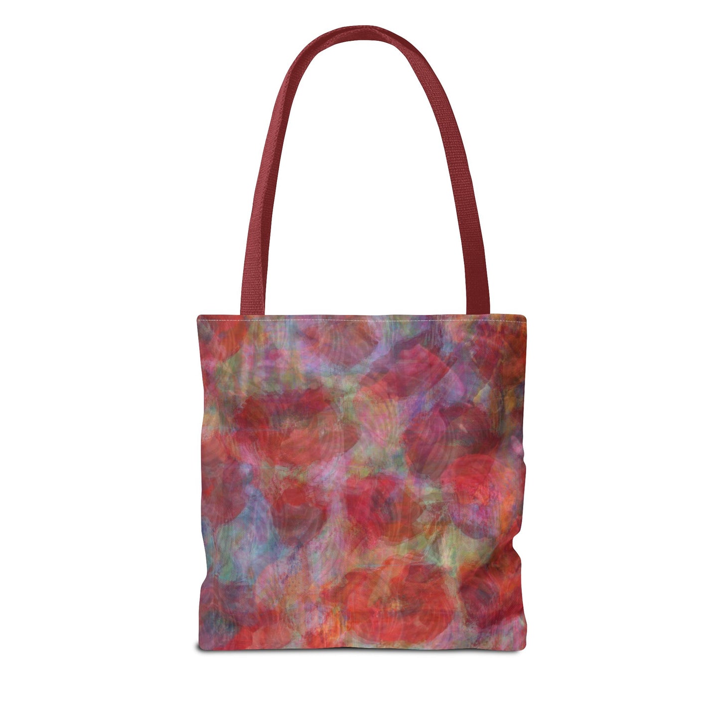 Floral Tote Bag - Dynamic Poppies Tapestry Design