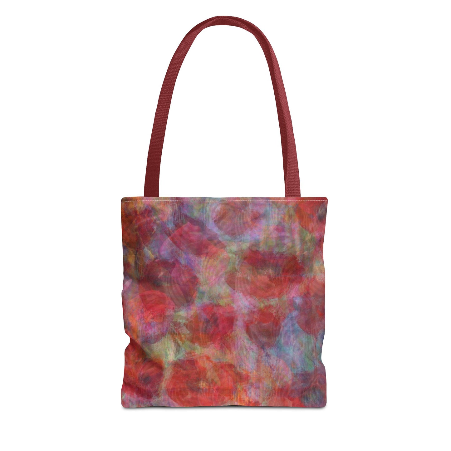 Floral Tote Bag - Dynamic Poppies Tapestry Design