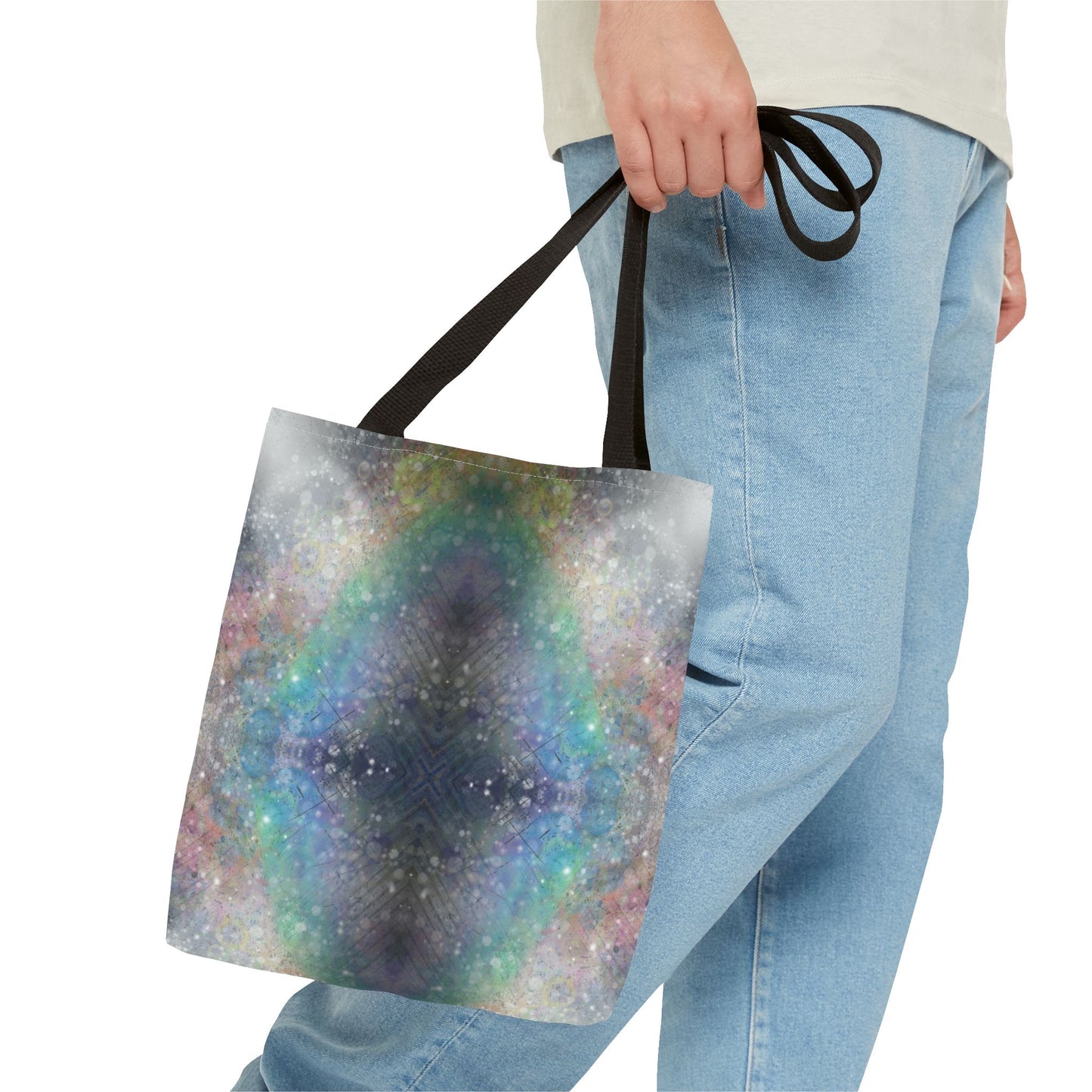 Prismatic Rainbow Tote Bag