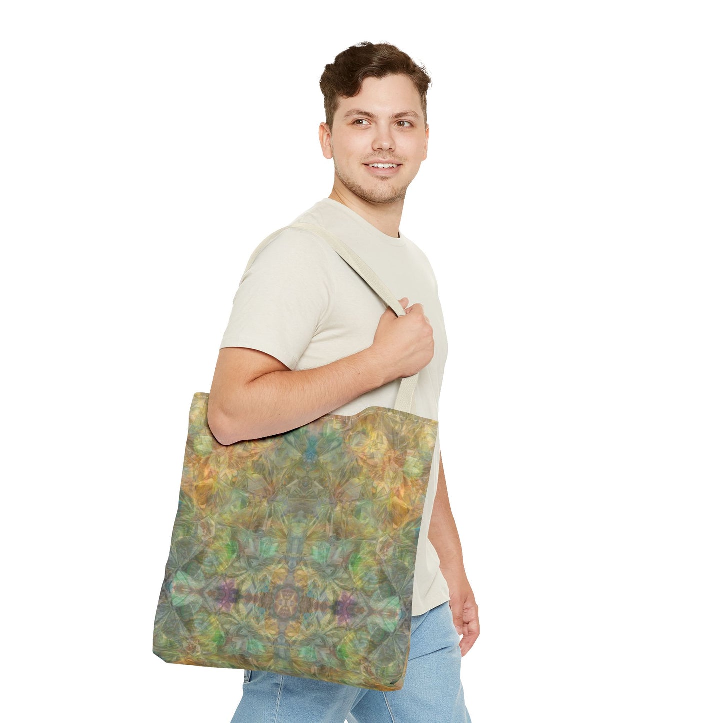 Fractal Tote Bag - Intricate Geometric Design for Unity and Complexity