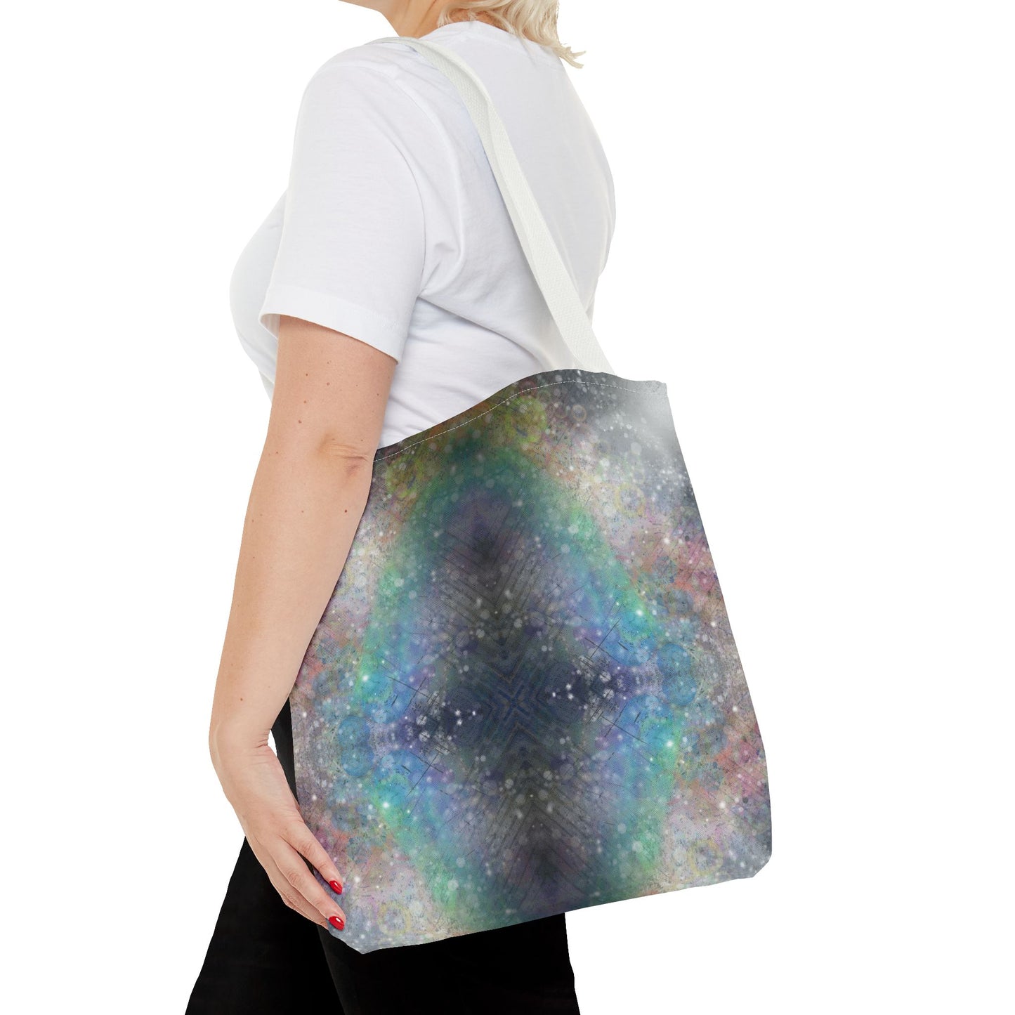 Prismatic Rainbow Tote Bag