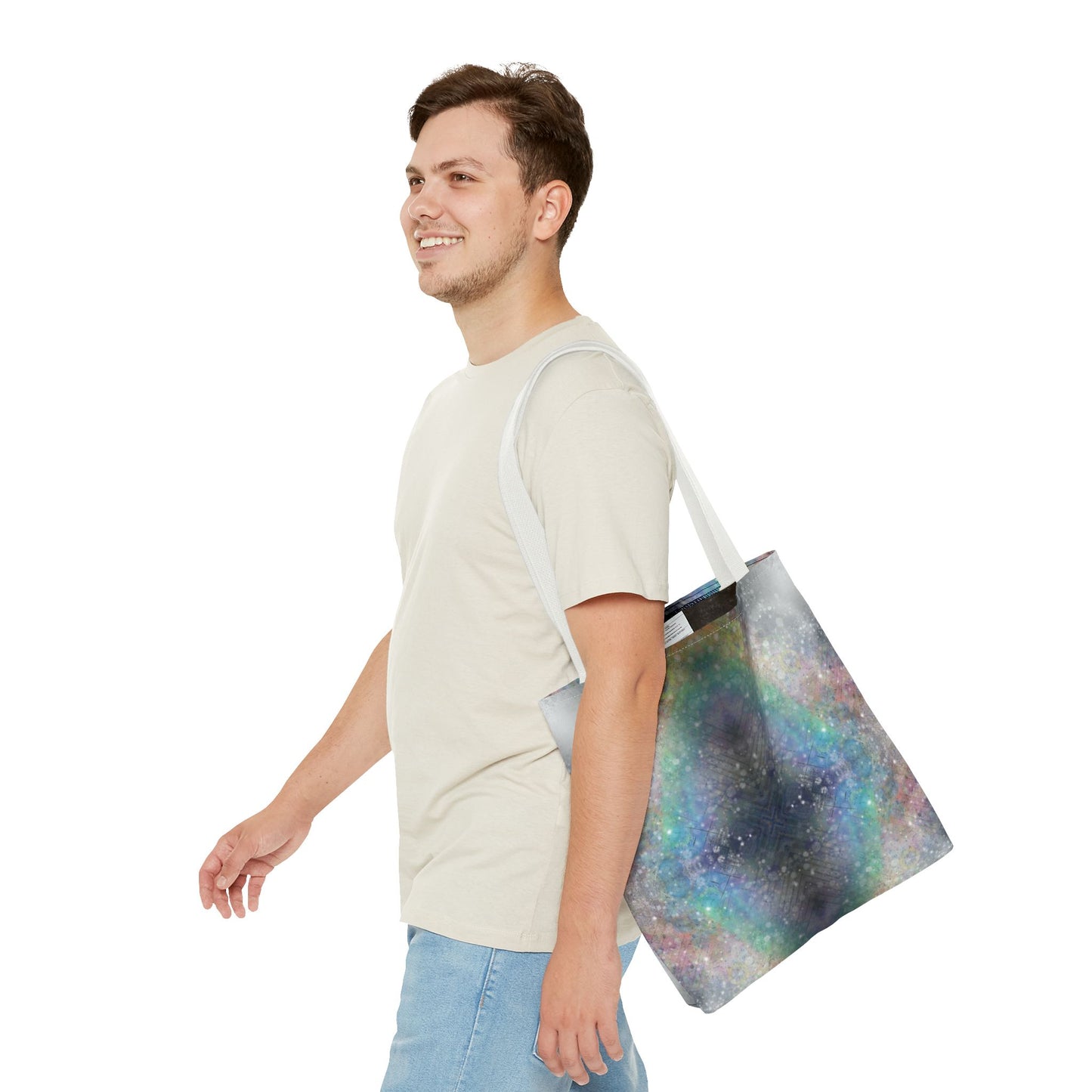 Prismatic Rainbow Tote Bag