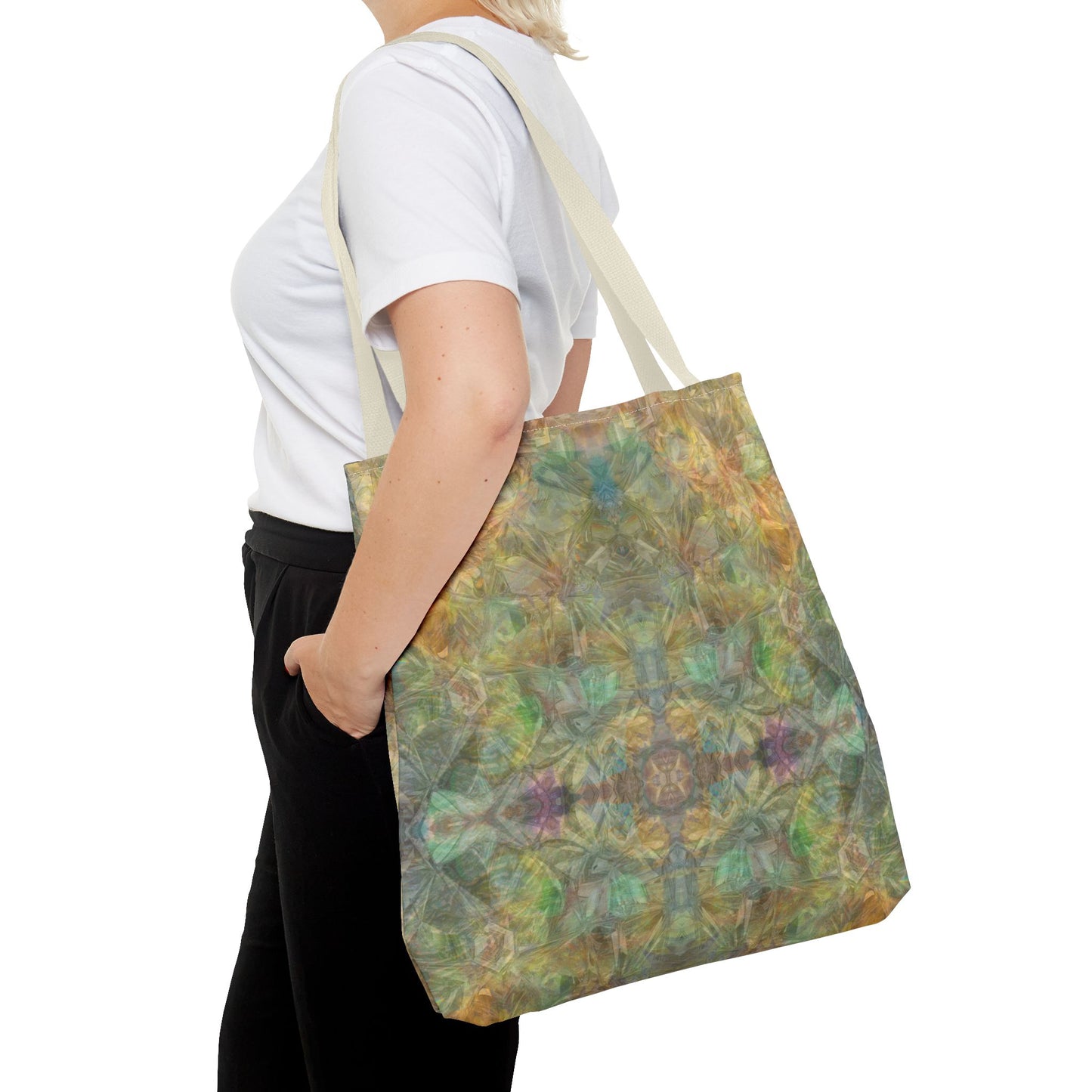 Fractal Tote Bag - Intricate Geometric Design for Unity and Complexity