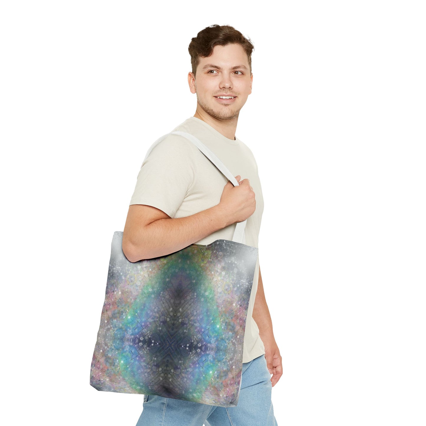 Prismatic Rainbow Tote Bag